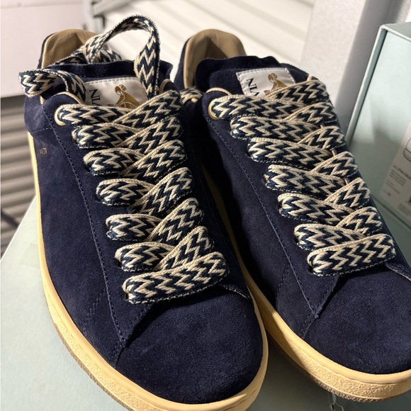 Lanvin Men's Curb Lite Low Top Sneakers Size 10 US Retail $650 - Picture 1 of 8